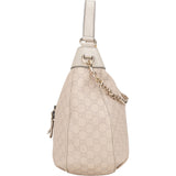 Gucci GG Leather Monogram Horsebit Emily Hobo Bag