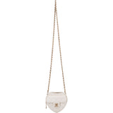Chanel Quilted Lambskin Mini Love Heart Crossbody Bag