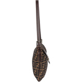 Fendi FF Monogram Baguette Buckle Shoulder Bag