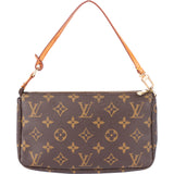 Louis Vuitton Canvas Monogram Pochette Accessoire Handbag