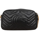 Gucci Matelassé Leather GG Marmont Camera Crossbody Bag
