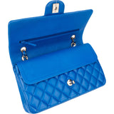 Chanel Quilted Lambskin Medium Double Flap Crossbody Bag