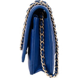 Chanel Quilted Leather Wallet On Chain Crossbody Bag