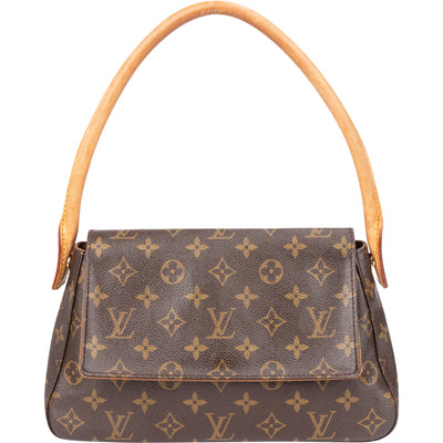 Louis Vuitton Canvas Monogram Looping PM Shoulder Bag