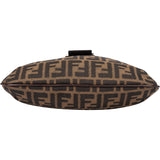 Fendi FF Monogram Baguette Buckle Shoulder Bag
