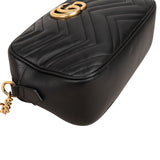Gucci Matelassé Leather GG Marmont Camera Crossbody Bag