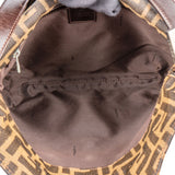 Fendi FF Monogram Baguette Buckle Shoulder Bag