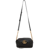 Gucci Matelassé Leather GG Marmont Camera Crossbody Bag