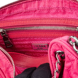 Prada Pink Quilted Nylon Crossbody Bag