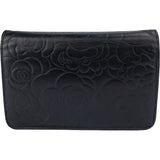 Chanel Lambskin Camellia Wallet On Chain Crossbody Bag