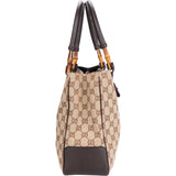 Gucci GG Monogram Bamboo Handbag