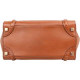 Céline Brown Leather Luggage Handbag