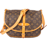 Louis Vuitton Canvas Monogram Saumur 30 Crossbody Bag