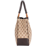 Gucci GG Monogram Bamboo Handbag