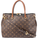 Louis Vuitton Canvas Monogram Pallas MM Handbag