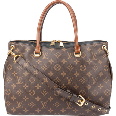 Louis Vuitton Canvas Monogram Pallas MM Handbag