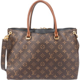 Louis Vuitton Canvas Monogram Pallas MM Handbag