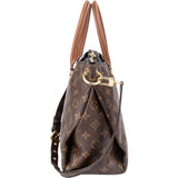 Louis Vuitton Canvas Monogram Pallas MM Handbag