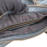 Balenciaga Blue Leather City Handbag