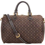 Louis Vuitton Mini Lin Monogram Speedy 30 Handbag - vintageandkickz