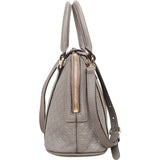 Gucci Microguccissima Leather Grey Mini Dome Handbag