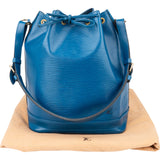 Louis Vuitton Bleu Epi Leather Sac Noe Grande Shoulder Bag