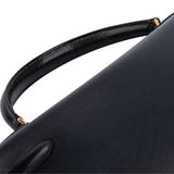 Hermès Black Boxcalf Kelly 32 Handbag