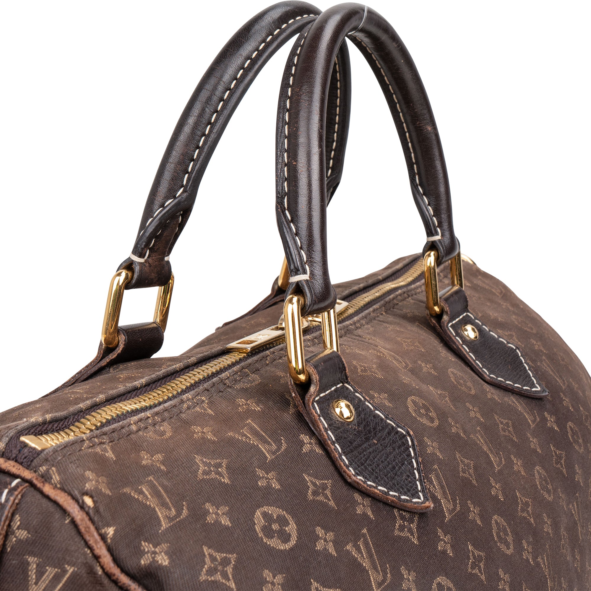 Louis Vuitton Mini Lin Monogram Speedy 30 Handbag - vintageandkickz