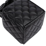 Chanel Quilted Leather Micro Cube Crossbody Bag
