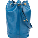 Louis Vuitton Bleu Epi Leather Sac Noe Grande Shoulder Bag