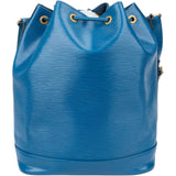 Louis Vuitton Bleu Epi Leather Sac Noe Grande Shoulder Bag