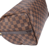 Louis Vuitton Damier Ebene Monogram Speedy 30 Bandouliere