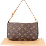 Louis Vuitton Canvas Monogram Pochette Accessoire Handbag