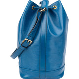 Louis Vuitton Bleu Epi Leather Sac Noe Grande Shoulder Bag