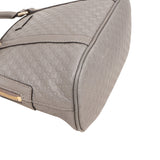 Gucci Microguccissima Leather Grey Mini Dome Handbag