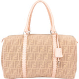 Fendi FF Monogram Boston Handbag