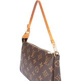 Louis Vuitton Canvas Monogram Pochette Accessoire Handbag