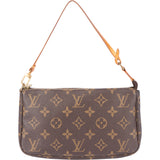 Louis Vuitton Canvas Monogram Pochette Accessoire Handbag