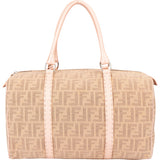 Fendi FF Monogram Boston Handbag