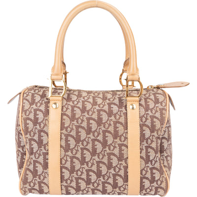 Christian Dior Trotter Monogram Boston Handbag