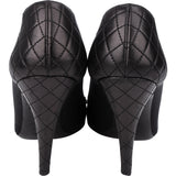 Chanel Quilted Leather Chain Pumps (37)