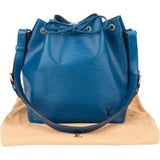 Louis Vuitton Bleu Epi Leather Sac Noe Petit Shoulder Bag