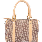 Christian Dior Trotter Monogram Boston Handbag