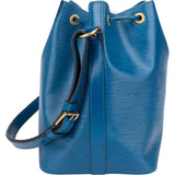 Louis Vuitton Bleu Epi Leather Sac Noe Petit Shoulder Bag