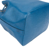 Louis Vuitton Bleu Epi Leather Sac Noe Petit Shoulder Bag
