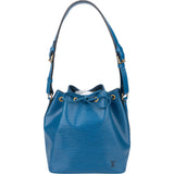 Louis Vuitton Bleu Epi Leather Sac Noe Petit Shoulder Bag