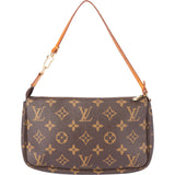 Louis Vuitton Canvas Monogram Pochette Accessoire Handbag