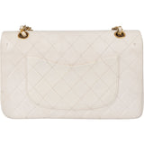 Chanel Quilted Lambskin 24K Gold Medium Double Flap Crossbody Bag