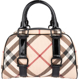 Burberry Nova-Check Monogram Handbag