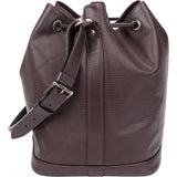 Louis Vuitton Ebene Epi Leather NM Sac Noe Petit Shoulder Bag